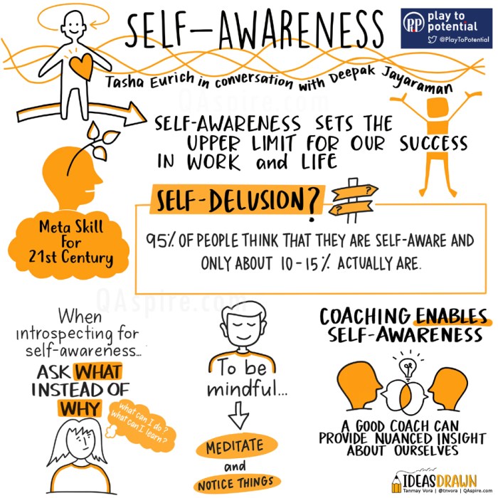Self awareness leadership insights tasha eurich conversation sketchnote part read also How to Meditate for Enhancing Your Self-Awareness and Emotional Strength