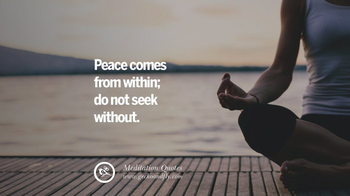 Meditation yoga mindfulness quotes peace not healing sleeping seek within comes without do poster How to Meditate for Finding Peace in Your Mind and Body