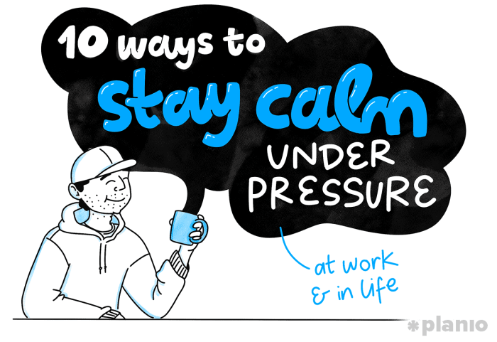 Calm pressure under keep exercises do jobs Calm pressure under keep exercises do jobs